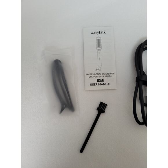 Wavytalk Hair Straightener Brush, Sleek Sweep Ionic Straightening Brush - Picture 5 of 12